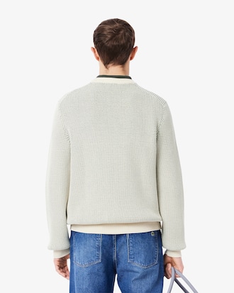 Maglia Heritage in cotone con motivo jacquard