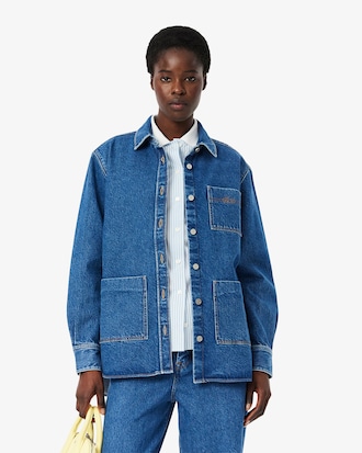 Overshirt oversize in denim