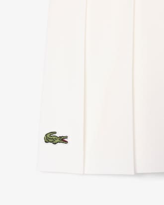 Gonna Oxford in cotone plissettata