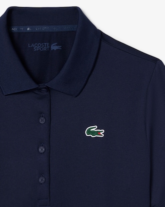 Polo da golf slim fit elasticizzata UV Protect