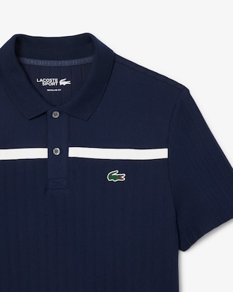 Polo da tennis Ultra Dry con badge Accent Heritage