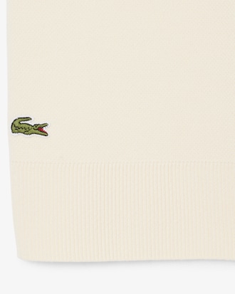 Maglione con collo a polo e stemma French Made