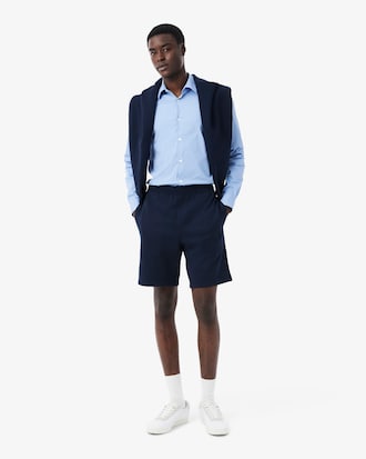 Shorts in tessuto felpato regular fit