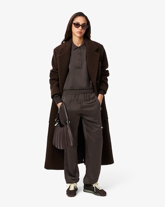 Joggers oversize in raso