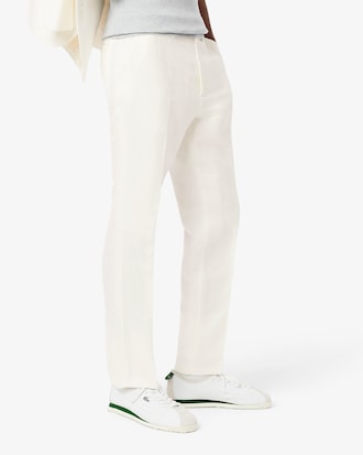 Pantaloni da completo regular fit in lino