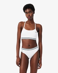 Bralette in cotone a coste