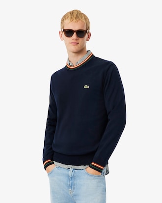 Maglione in jersey di cotone a righe