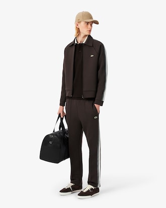 Polo con collo a righe Made in France classic fit