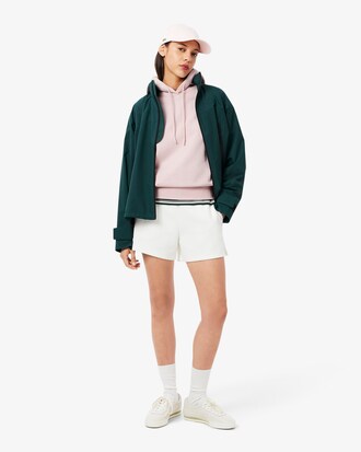 Felpa oversize in pile con cappuccio