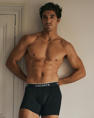 Confezione di 3 boxer in cotone elasticizzato