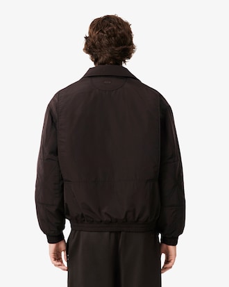 Giacca aviator con marchio impermeabile