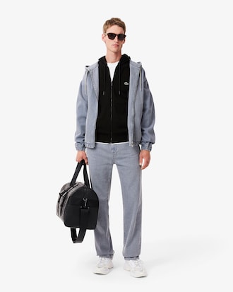 Felpa con cappuccio in pile con zip