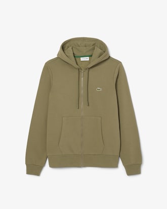 Felpa con cappuccio in pile con zip