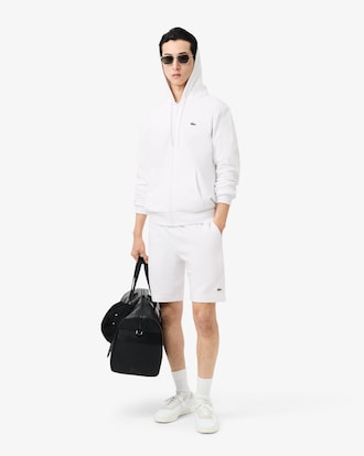 Shorts in tessuto felpato regular fit
