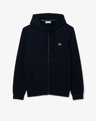 Felpa con cappuccio in pile con zip