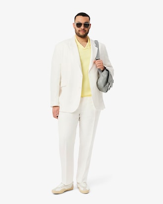 Pantaloni da completo regular fit in lino