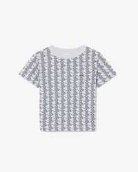 T-shirt in cotone con monogramma