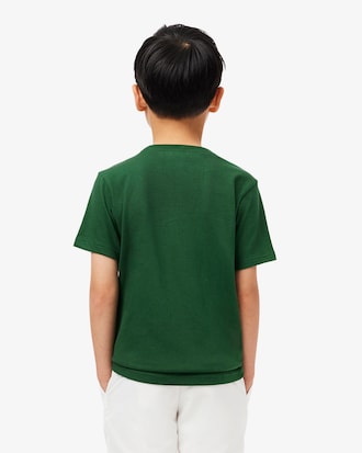 T-shirt da tennis oversize in cotone tecnico