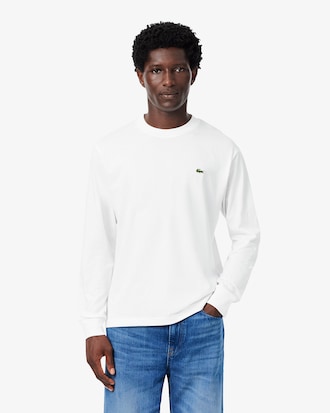 T-shirt in cotone a maniche lunghe