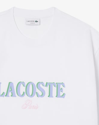 T-shirt loose fit in jersey stampato