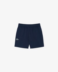 Shorts sportivi in taffet&agrave; a rombi