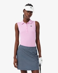 Polo da golf slim fit elasticizzata UV Protect