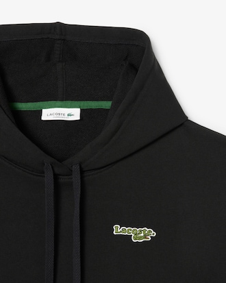 Felpa oversize con cappuccio e logo