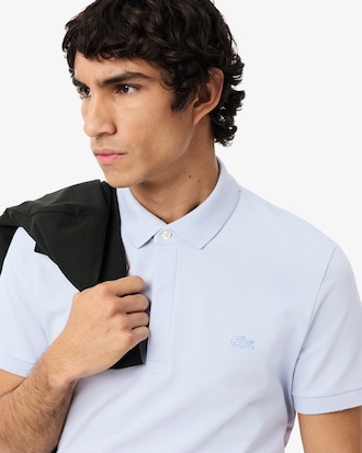 Polo regular fit in piqu&eacute; elasticizzato Paris
