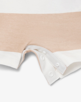 Tutina neonato in interlock a righe