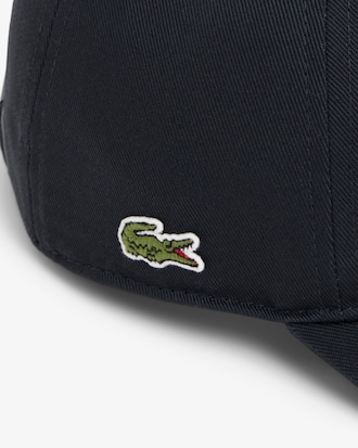 Cappellino in twill di cotone ricamato