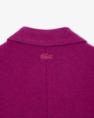 Blazer doppiopetto in twill di lana marmorizzata Runway