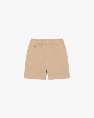 Shorts chino in twill di cotone elasticizzato
