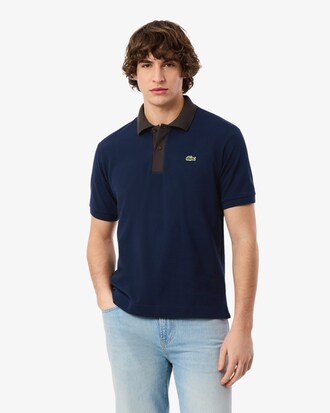 Polo L.12.12 classic fit con collo a contrasto