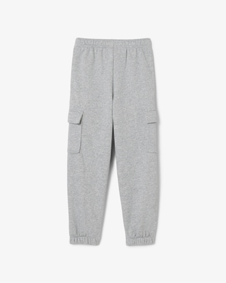 Pantaloni della tuta cargo in tessuto felpato