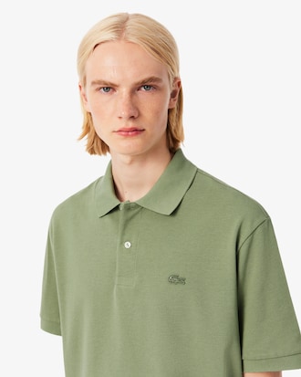 Polo in piqu&eacute; pesante loose fit