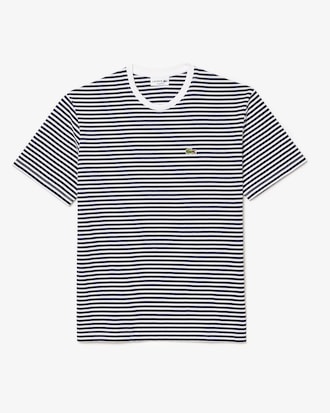 T-shirt in cotone pesante a righe