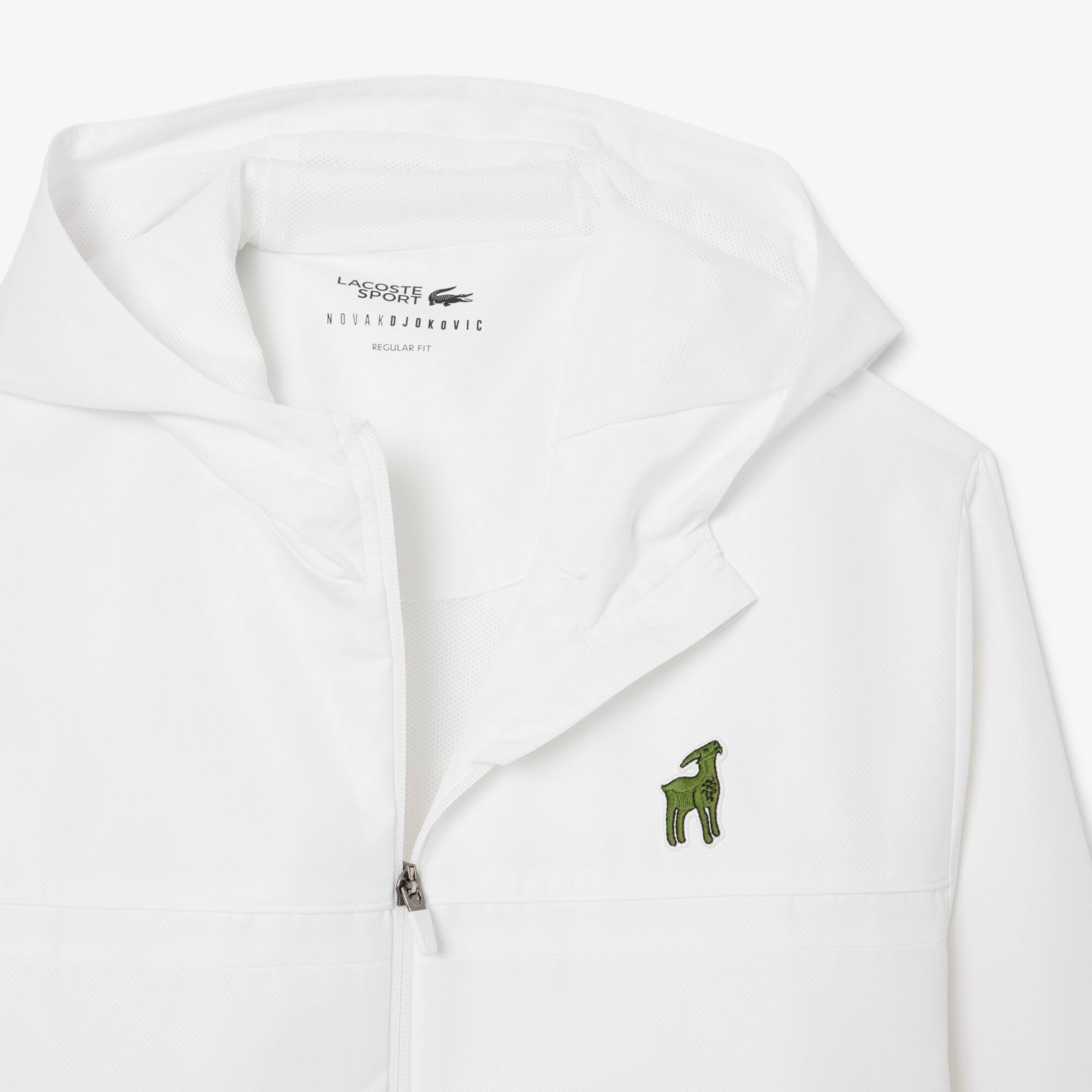 Giacca con cappuccio Lacoste x Novak Djokovic The GOAT - Giacche