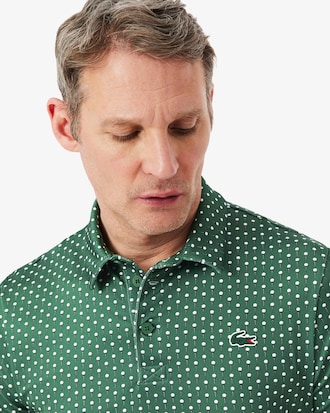 Polo da golf stampata regular fit