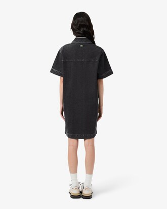 Abito in denim di cotone oversize