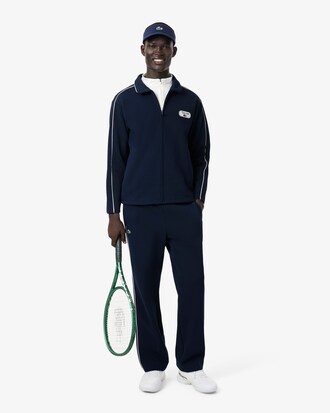 Tennis Heritage Zipped Badge Accent Sweatshirt