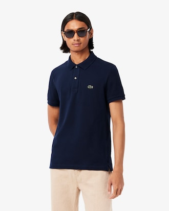 Polo slim fit in piqué L.12.12