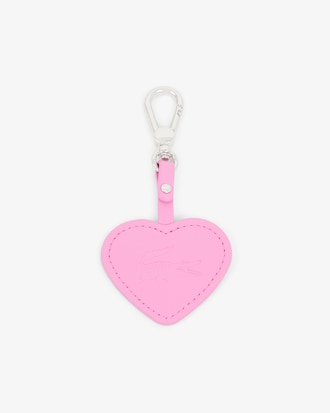 Portachiavi con charm cuore e a "L"