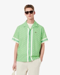 Camicia taglio dritto con monogramma