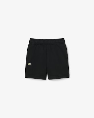Shorts in tessuto felpato