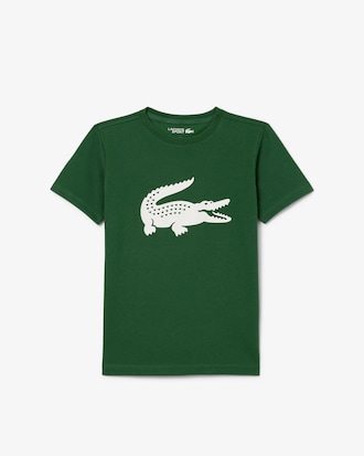 T-shirt da tennis oversize in cotone tecnico