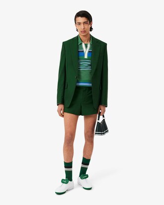 Polo in piqu&eacute; a righe slim fit Runway