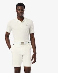 Maglione da golf con colletto a polo a maniche corte