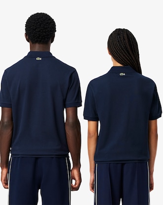 Polo dal taglio classico con logo stampato L.12.12