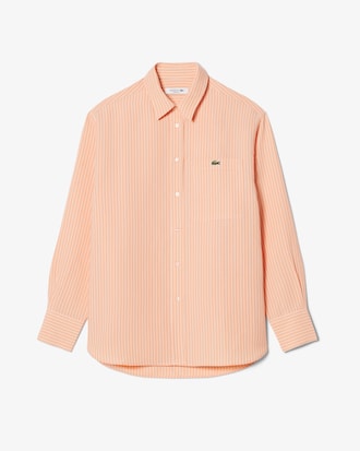 Camicia oversize in misto lino