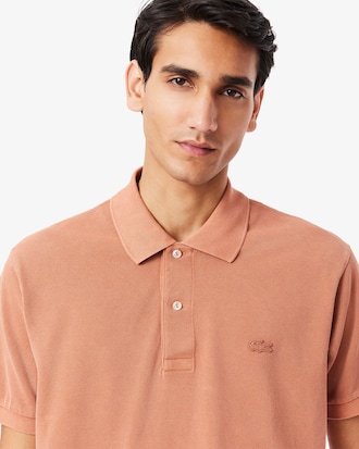 Polo L.12.12 classic fit effetto lavato